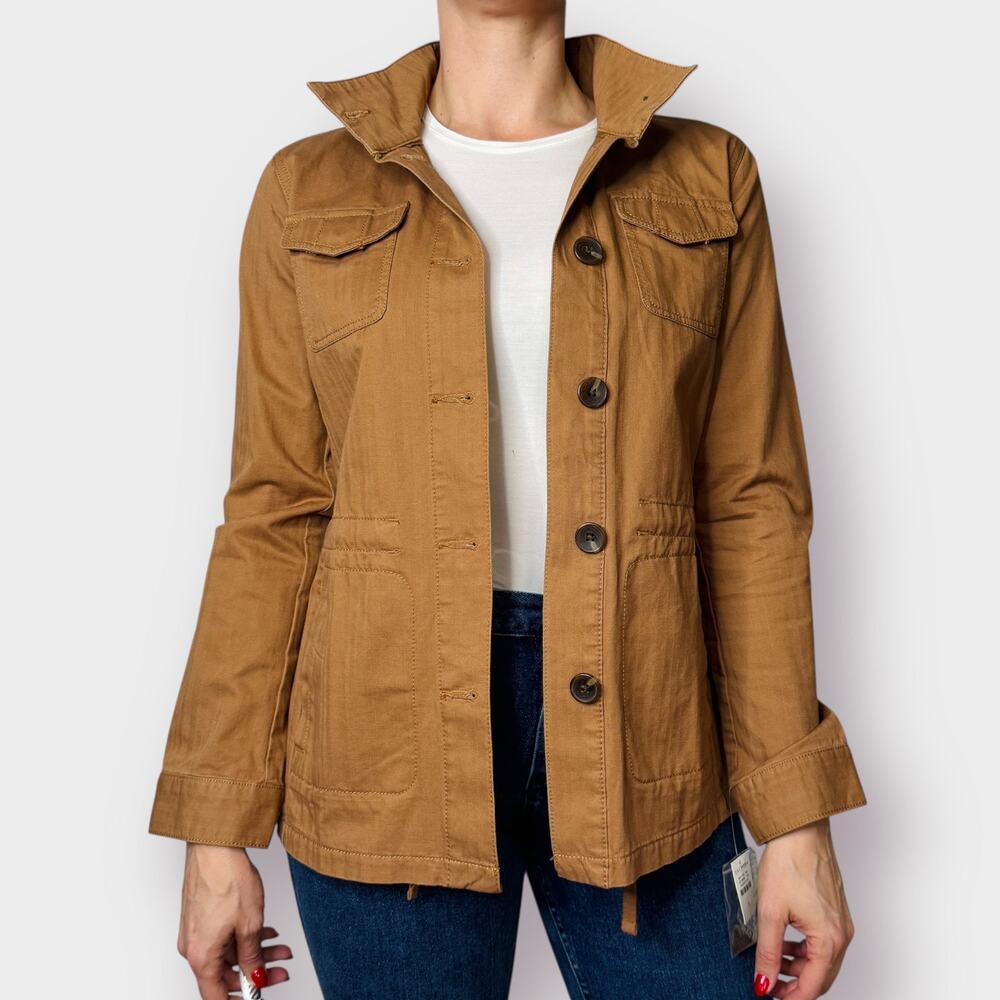 Y2K Talbots Tan Shacket Size S NWT NWT - image 3